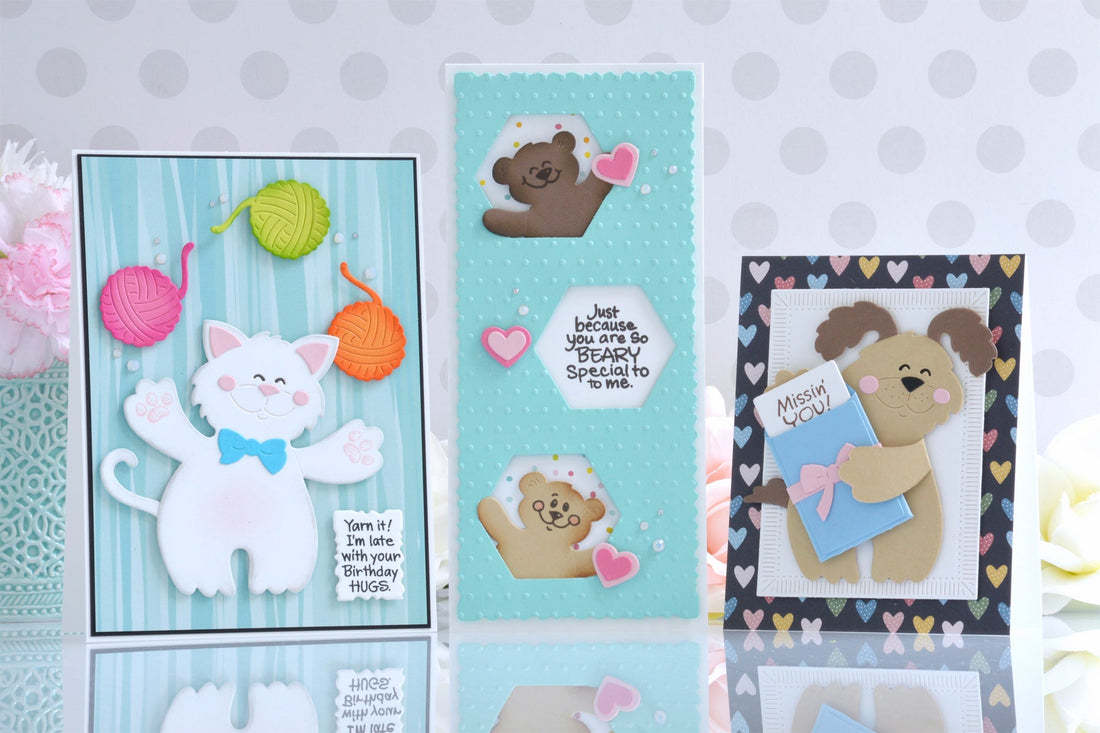 Stampendous Hugs Collection – Sweet Animal Cards with Annie Williams