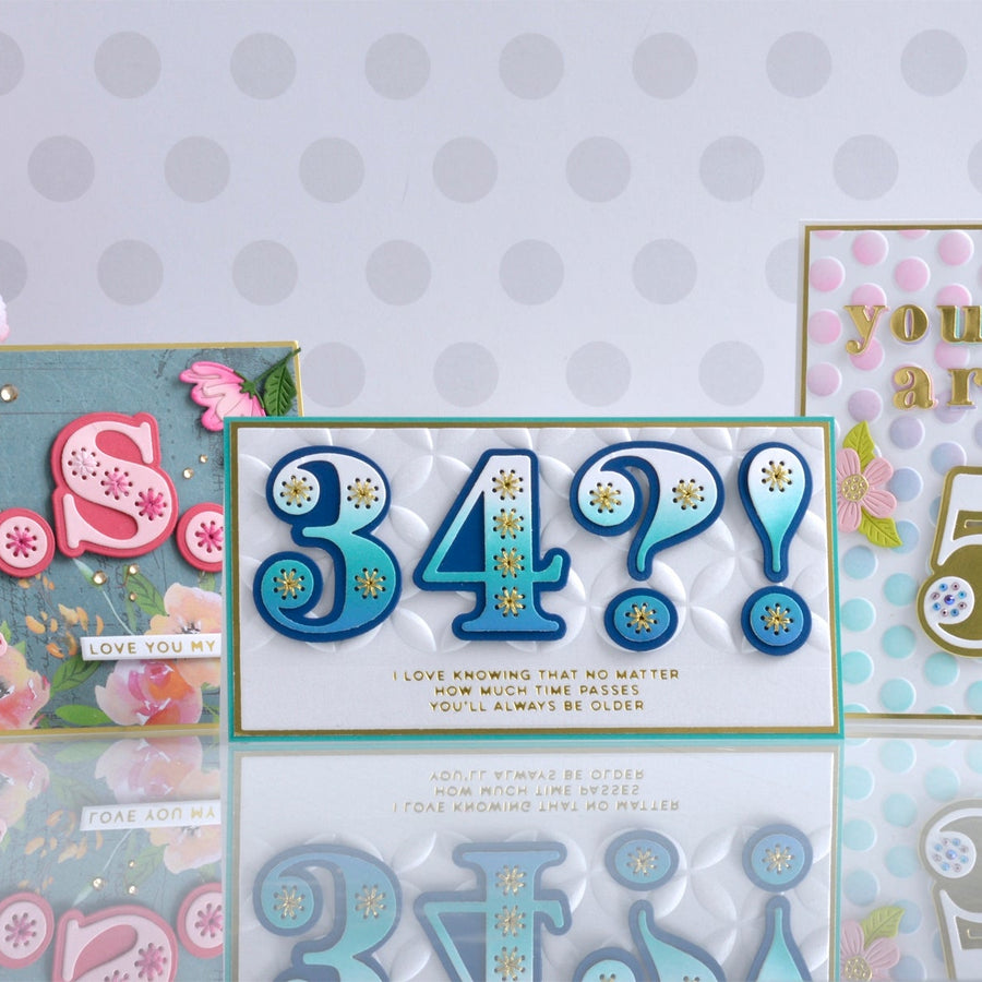 Stitched Numbers & More Collection – Card Inspiration with Annie Williams