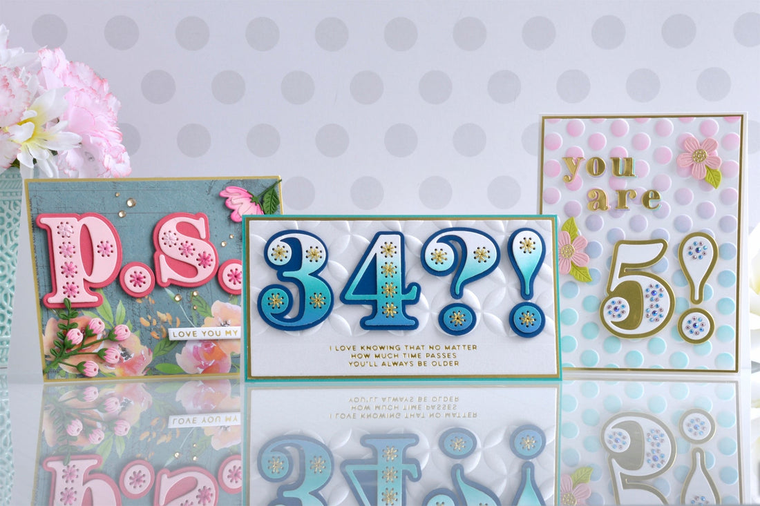 Stitched Numbers & More Collection – Card Inspiration with Annie Williams