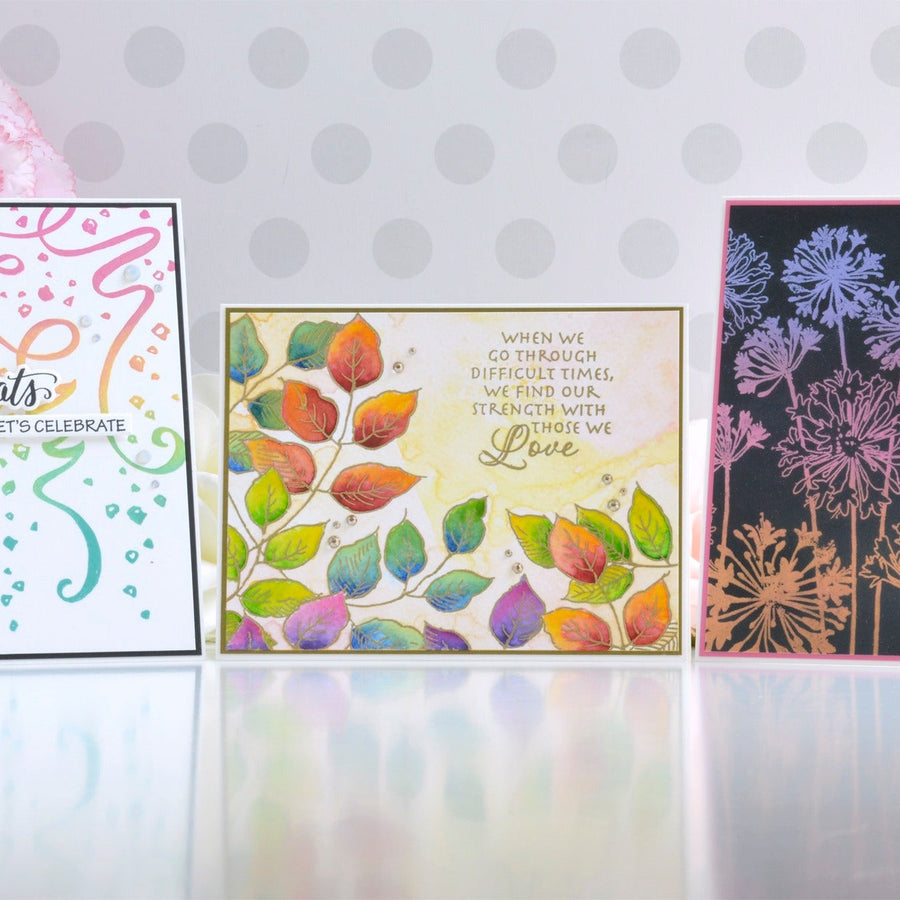 Three Fun Background Techniques for Creating Easy & Colorful Cards