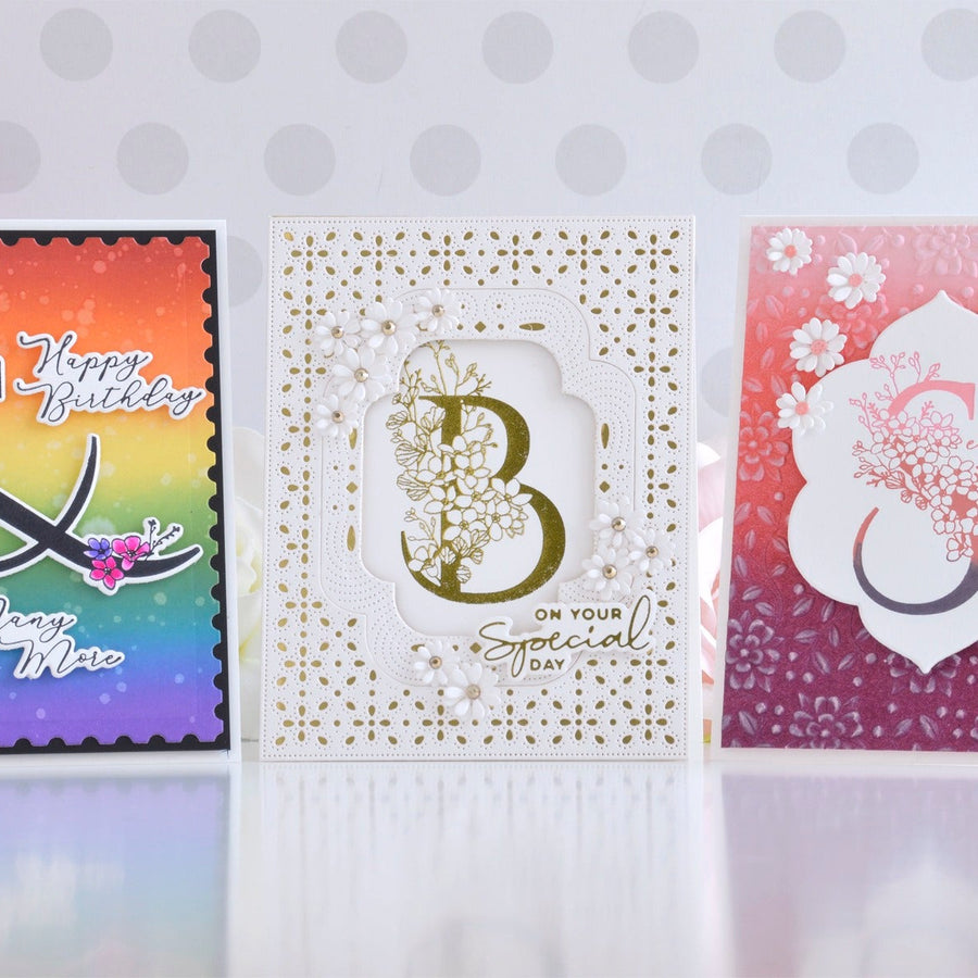 Playing With Color and the Every Occasion Floral Alphabet
