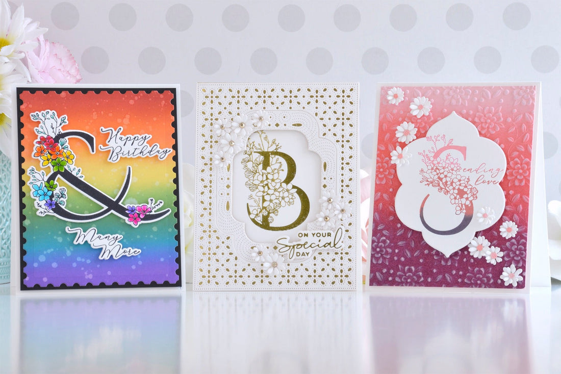 Playing With Color and the Every Occasion Floral Alphabet