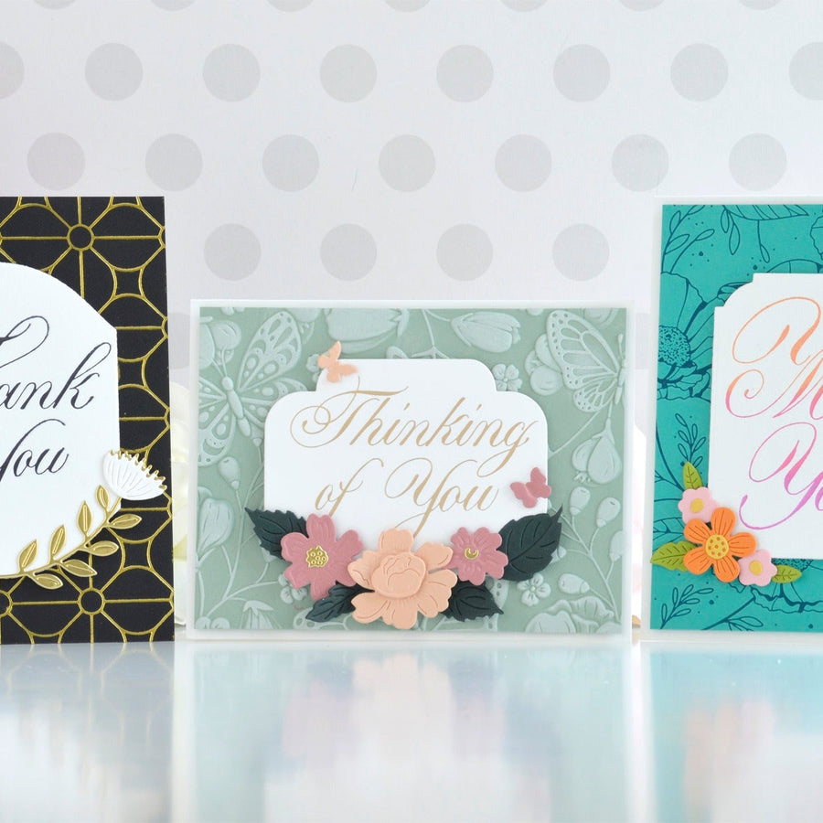 Simple and Elegant Cards Using Sentiments as a Focal Point
