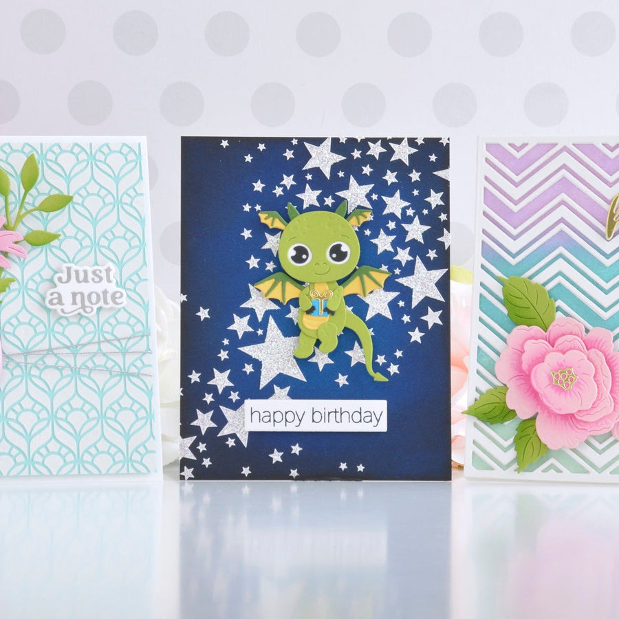 Creating Unique Backgrounds For Cards With Modeling Paste