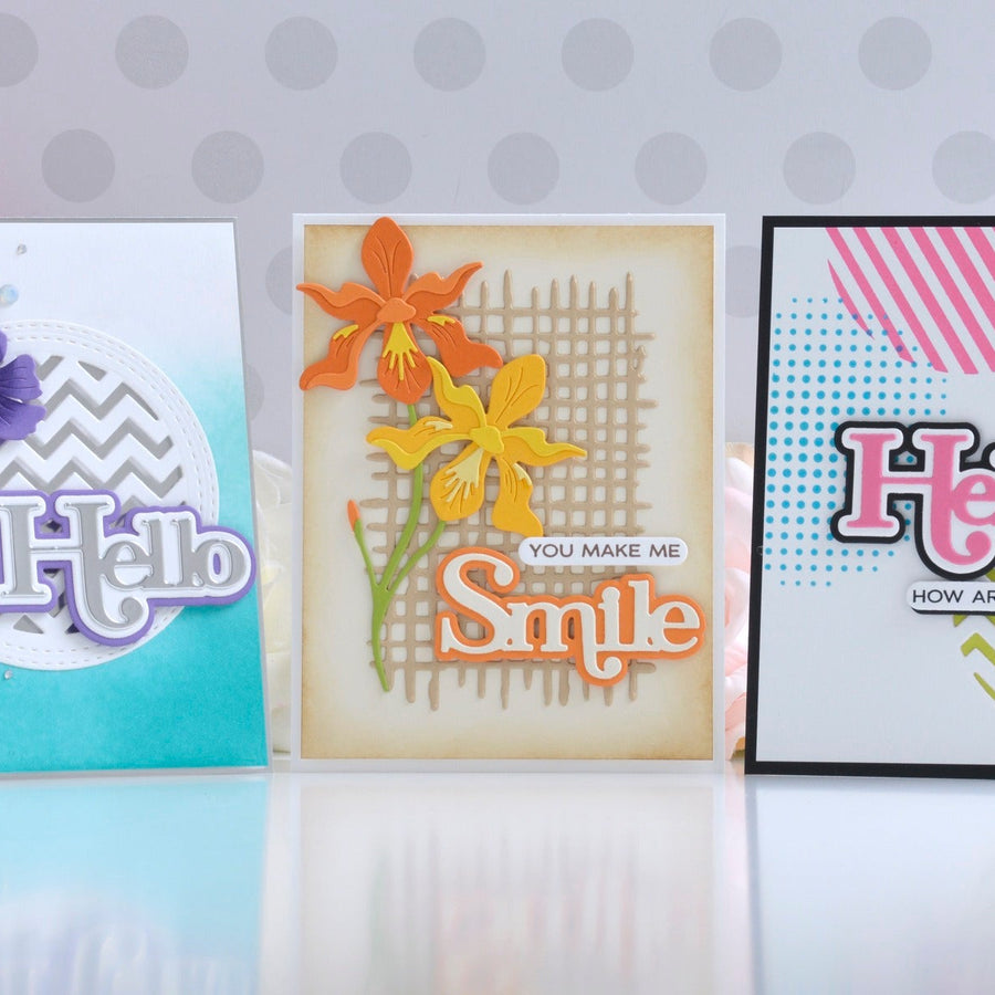Creating Colorful Cards to Send a Smile with the Spotlight Frames & Florals Collection