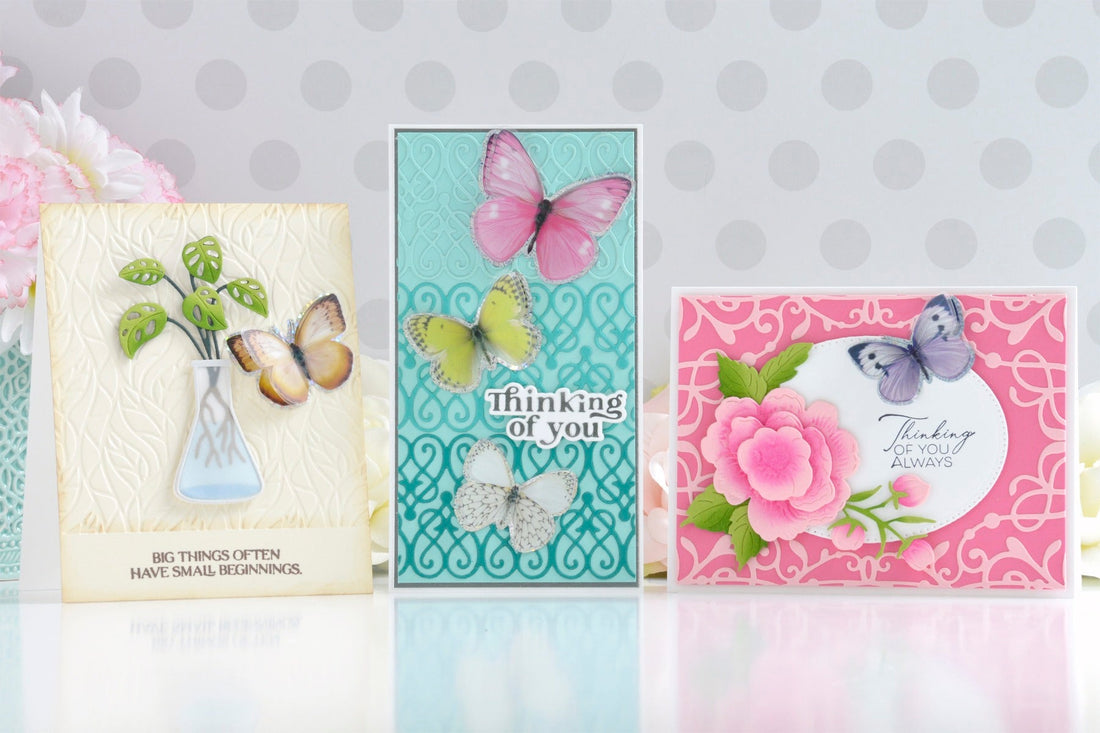 Beautiful Butterflies As Accents and Focal Points on Cards