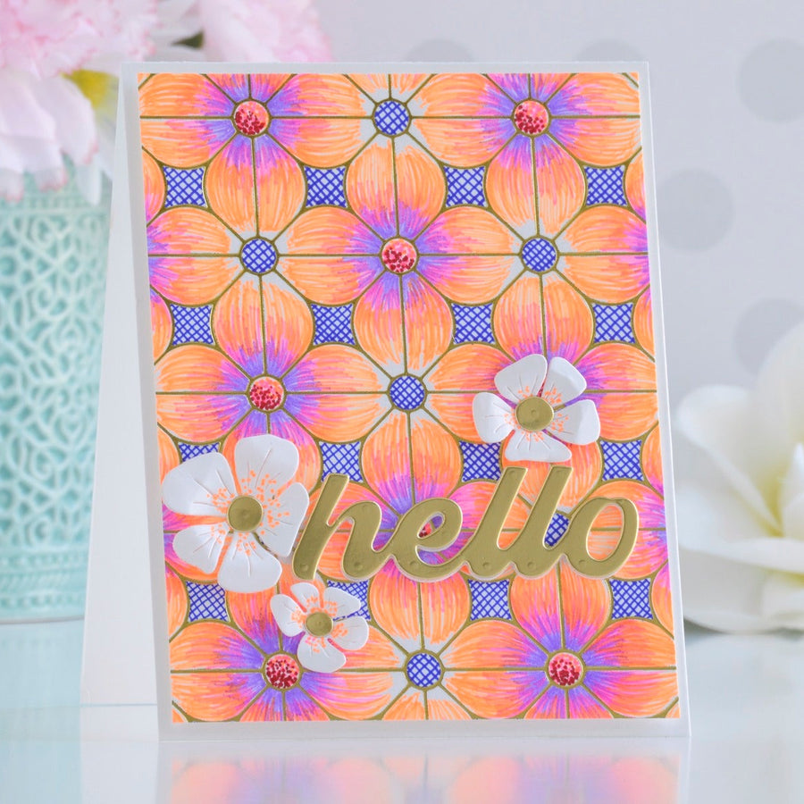 Creating Eye-Catching Cards with Fine Tip Neon Pens