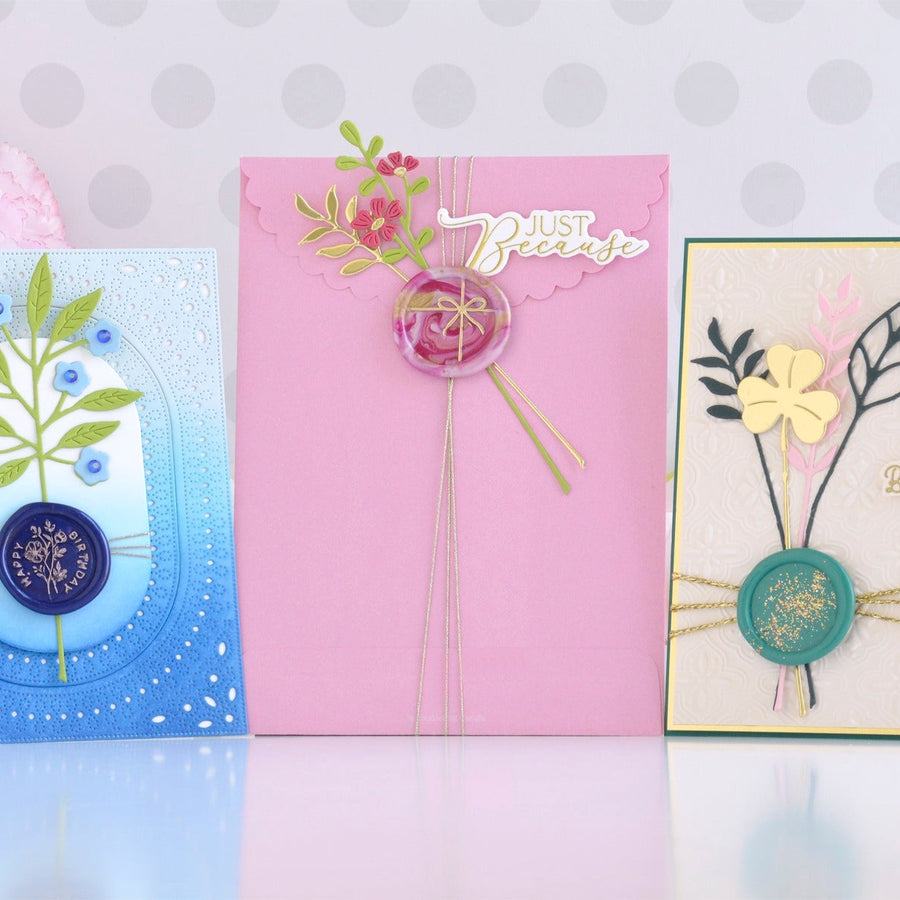 Pretty Wax Seal Projects Made With All New Wax Beads & Bead Mixes