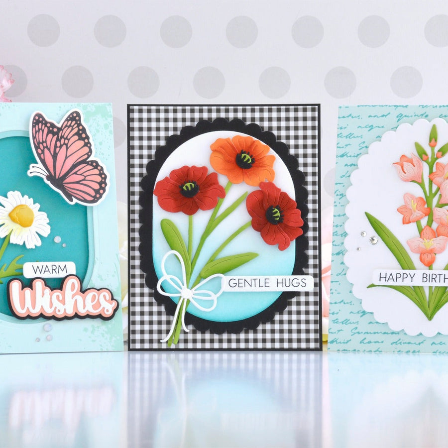 Colorful Floral Cards with the Wildflowers Collection by Lisa Horton