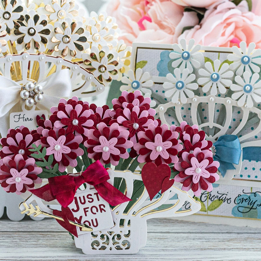 January 2020 Amazing Paper Grace Die of the Month is Here – Pop Up 3D Vignette Bouquet