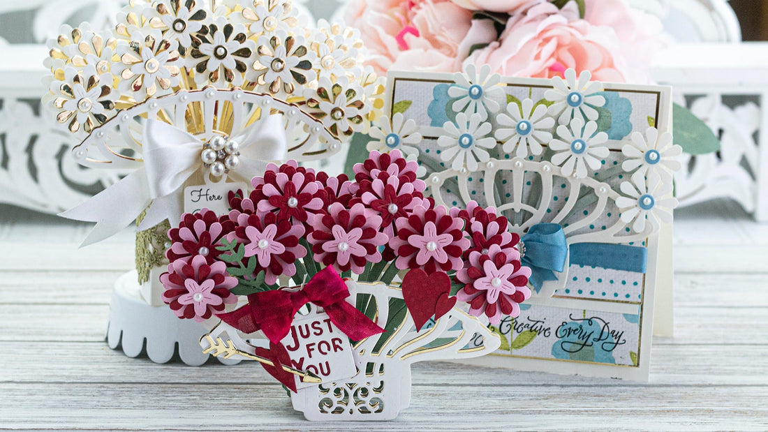 January 2020 Amazing Paper Grace Die of the Month is Here – Pop Up 3D Vignette Bouquet