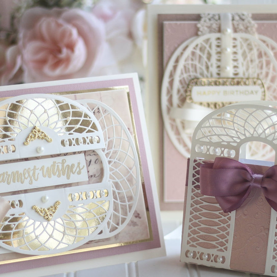 March 2019 Amazing Paper Grace Die of the Month is Here – Spun Blessings Oval Card