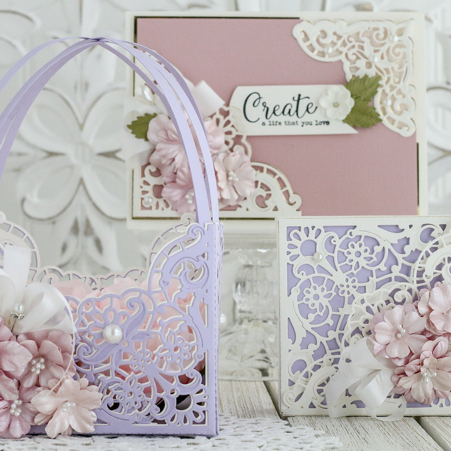 June 2019 Amazing Paper Grace Die of the Month is Here – Enchanting Battenburg Corners