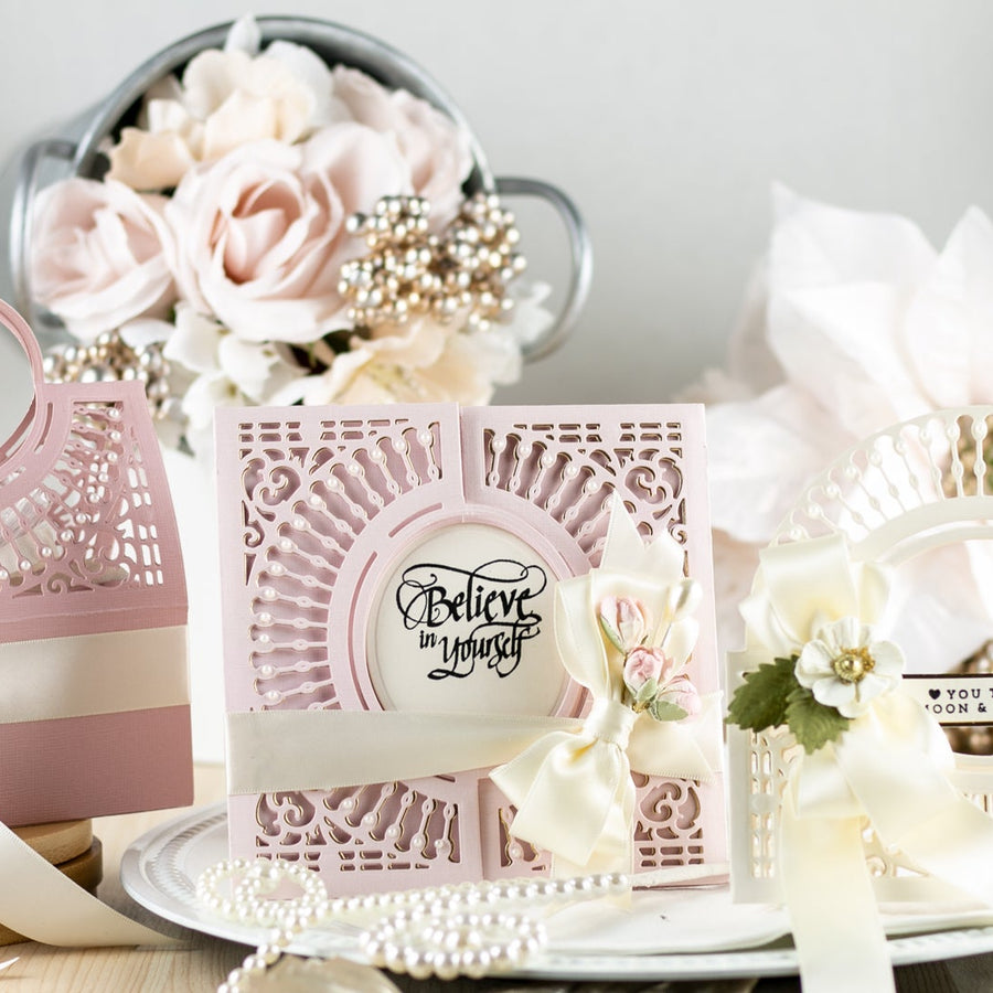 December Amazing Paper Grace Die of the Month is Here – Softly Spoke'n Flip and Gatefold Card