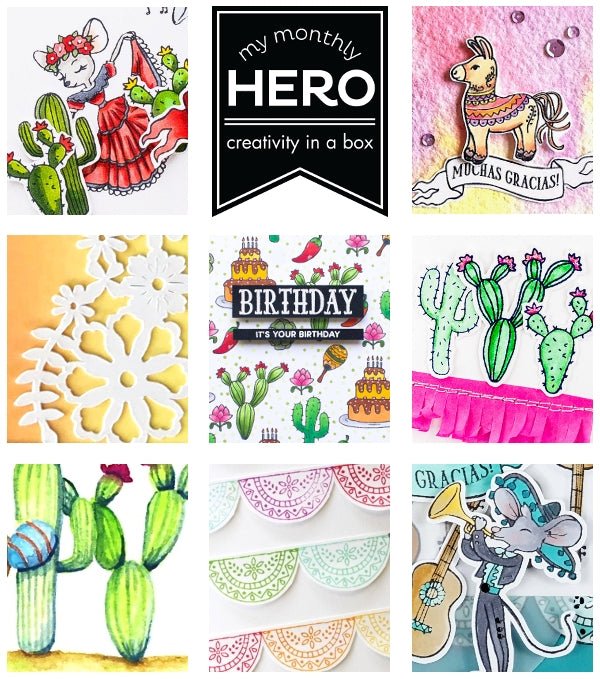 April 2018 My Monthly Hero is Here! + Giveaway! - Hero Arts