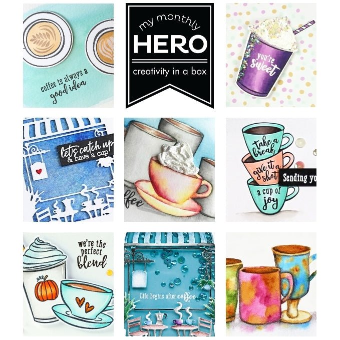 August 2018 My Monthly Hero is Here! + Giveaway! - Hero Arts