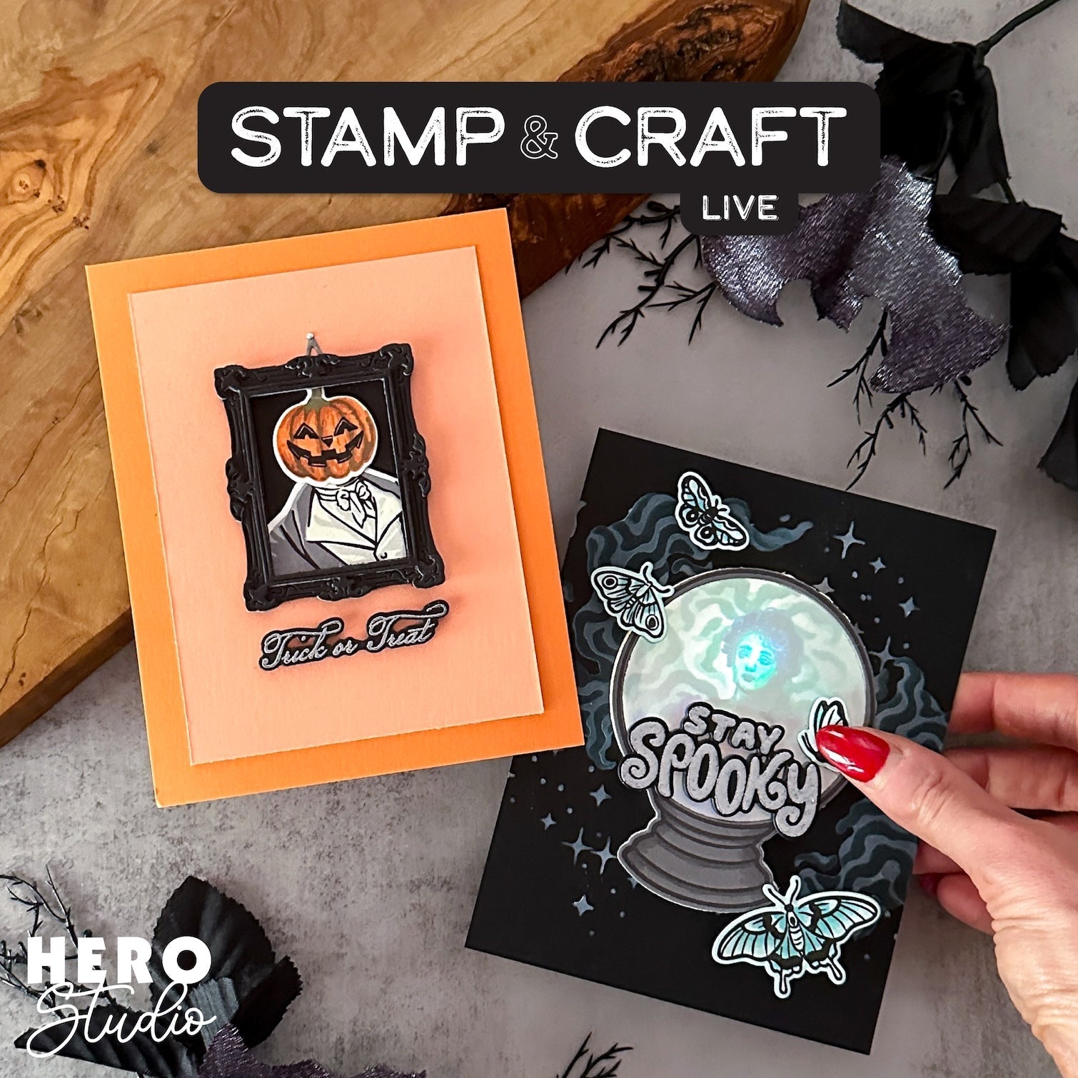 JOIN OUR STAMP & CRAFT LIVE FEATURING THE August HERO STUDIO CARD KIT!
