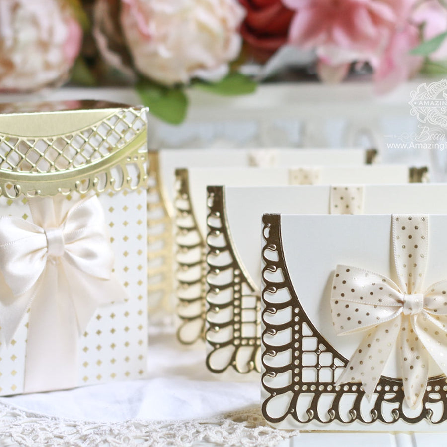 Card Front Dies Make a Lovely Gift Box and Card Ensemble