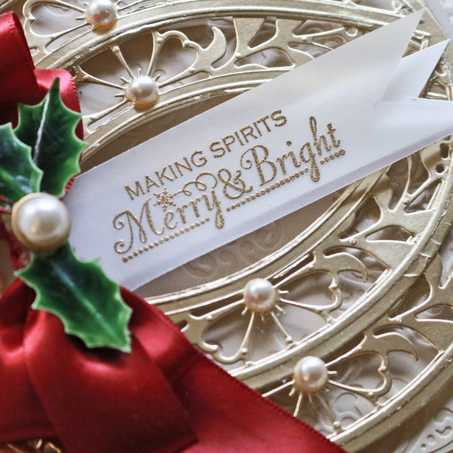 Embrace the Elegance of a Repeating Motif in One Die Cards