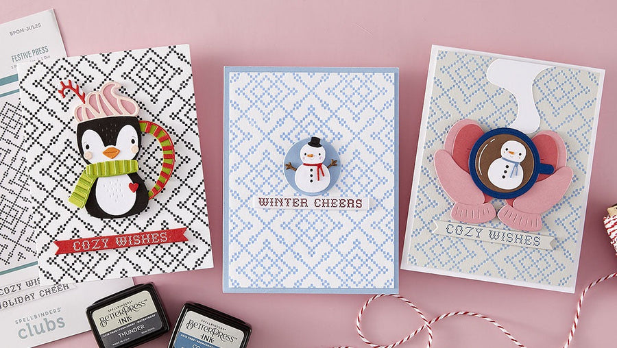 July 2025 BetterPress Plate of the Month Preview & Tutorials – Festive Press