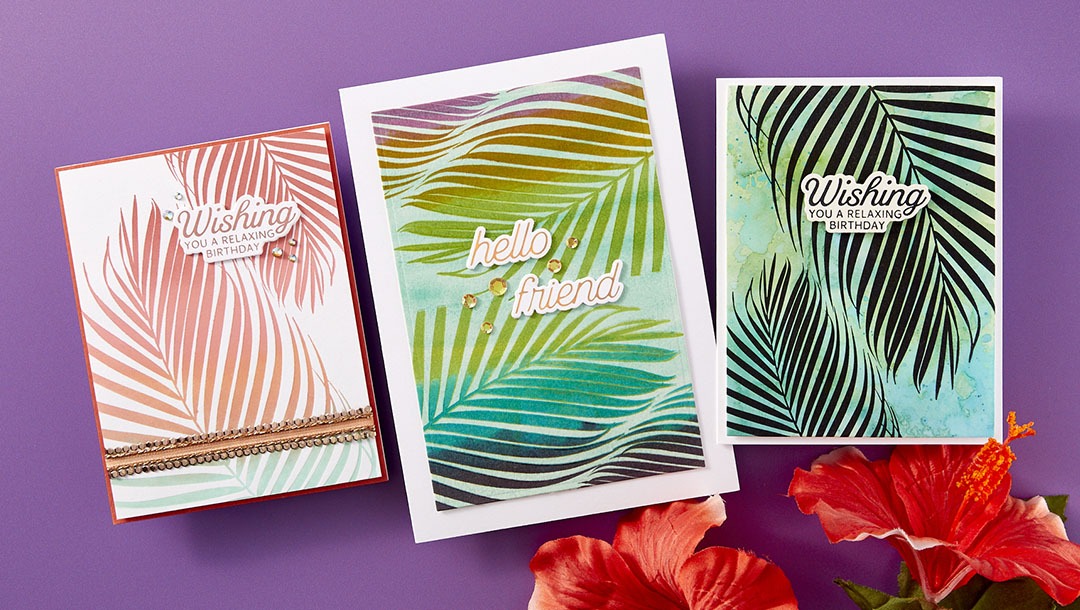 June 2024 BetterPress Plate of the Month Preview & Tutorials – Summertime Palms