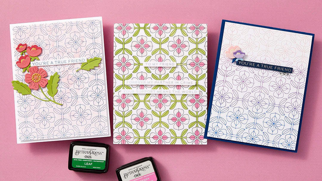 March 2025 BetterPress Plate of the Month Preview & Tutorials – Quilted Memories