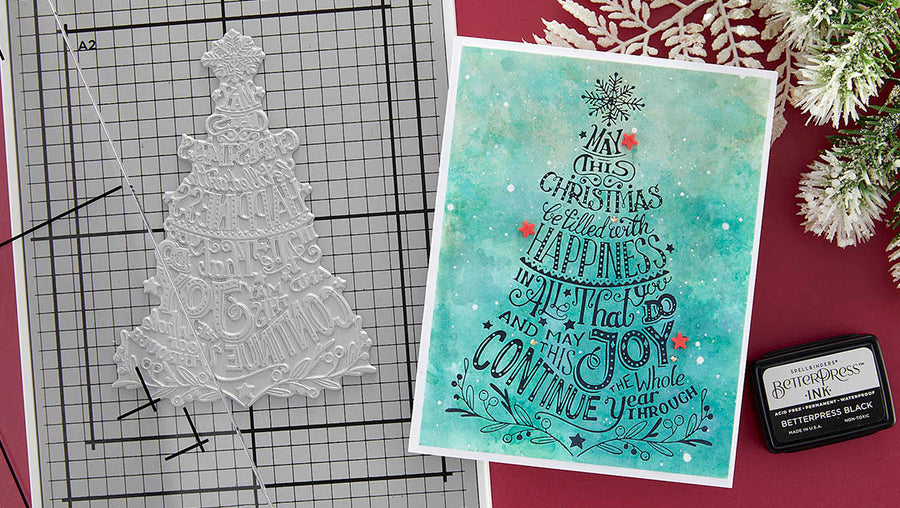 October 2023 BetterPress Plate of the Month Preview & Tutorials – Continued Joy