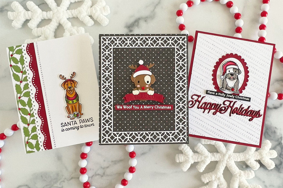 Border Dies 3 Ways - Christmas Cardmaking with Brenda Noelke