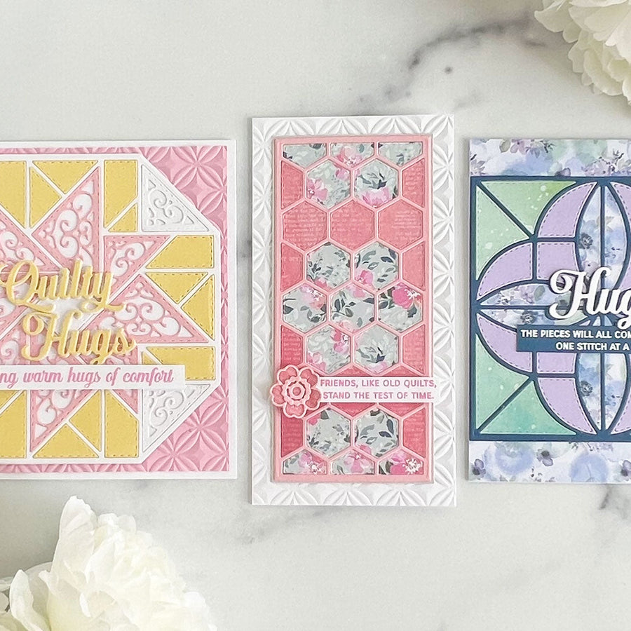 More Paper Quilt Cards!