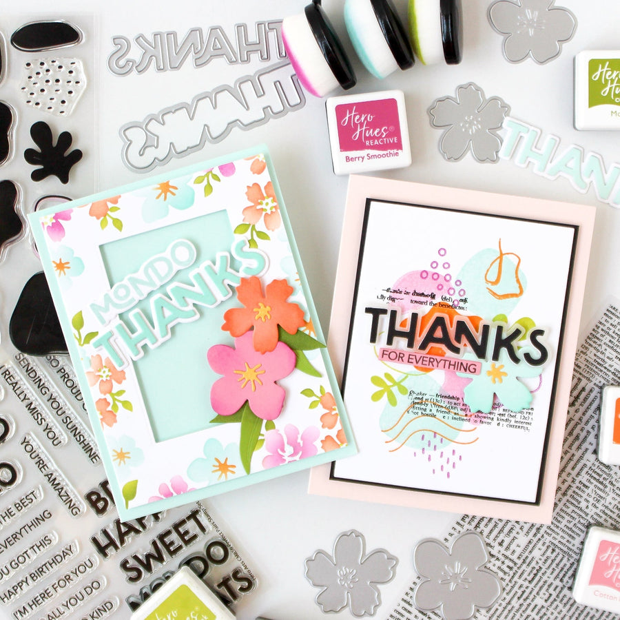 fresh flowers collection cards