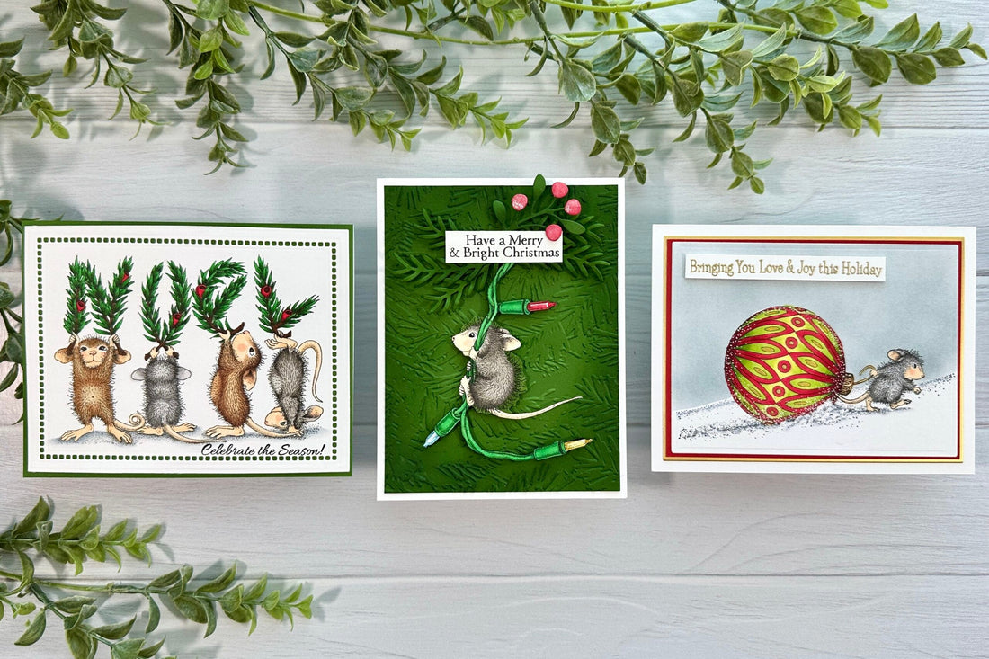 More House-Mouse Christmas Card Ideas!