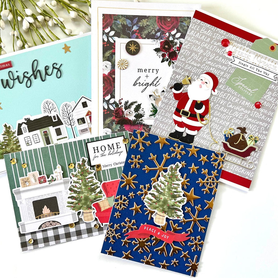 Santa Lane Card Kit - 5 Ways with Cassie Trask