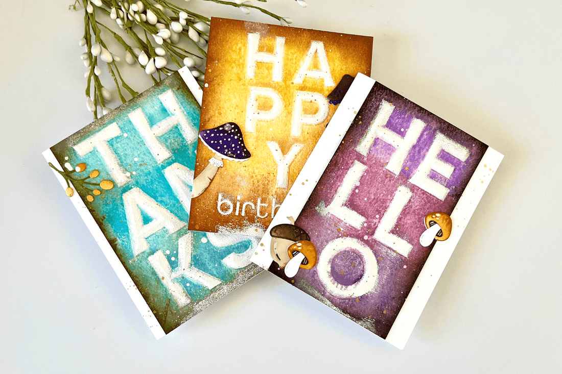 Taking the Sleek Beveled Sentiments and Making them Grungy