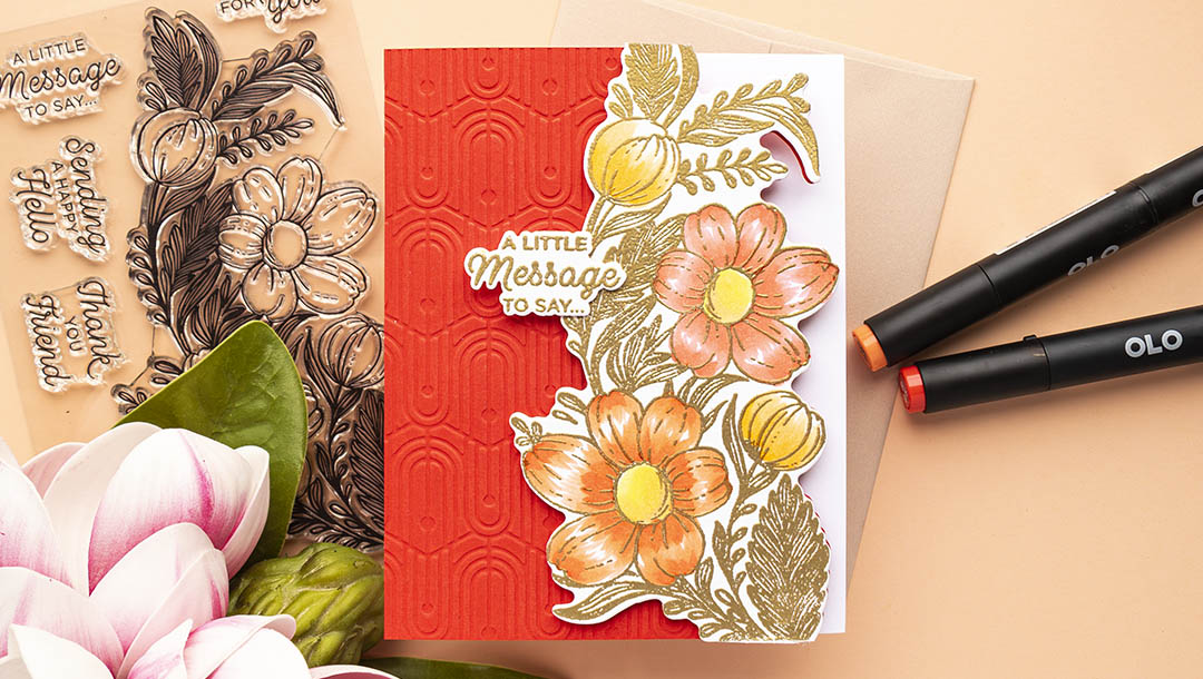 August 2023 Clear Stamp + Die of the Month Preview & Tutorials – Happy Hello Floral