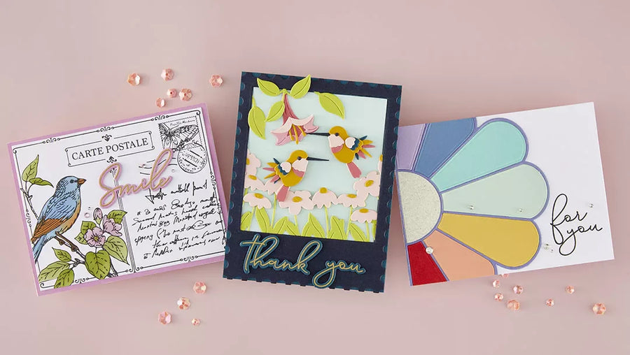 January 2026 Clear Stamp + Die of the Month Preview & Tutorials – Best Year Sentiments