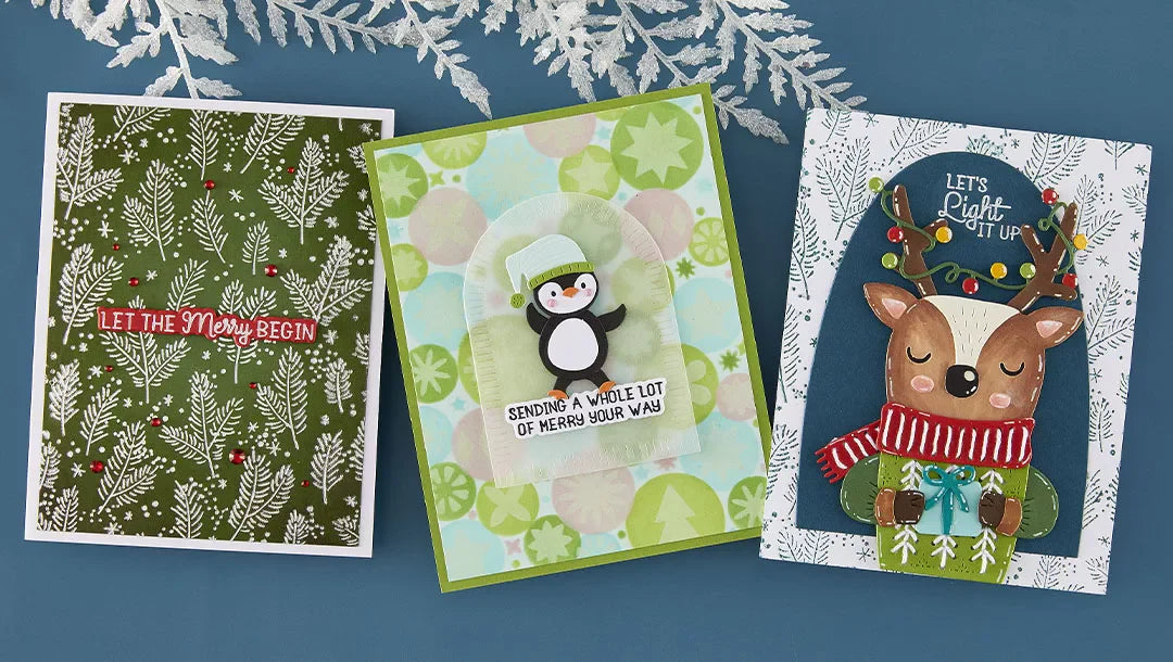 July 2026 Clear Stamp + Die of the Month Preview & Tutorials – Cue The Merry