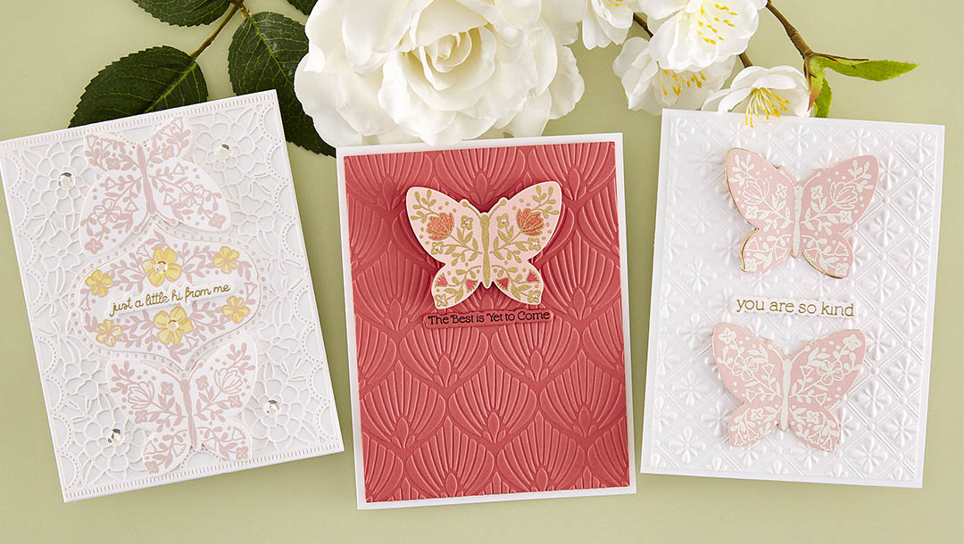 March 2023 Clear Stamp + Die of the Month Preview & Tutorials – Butterfly Burst