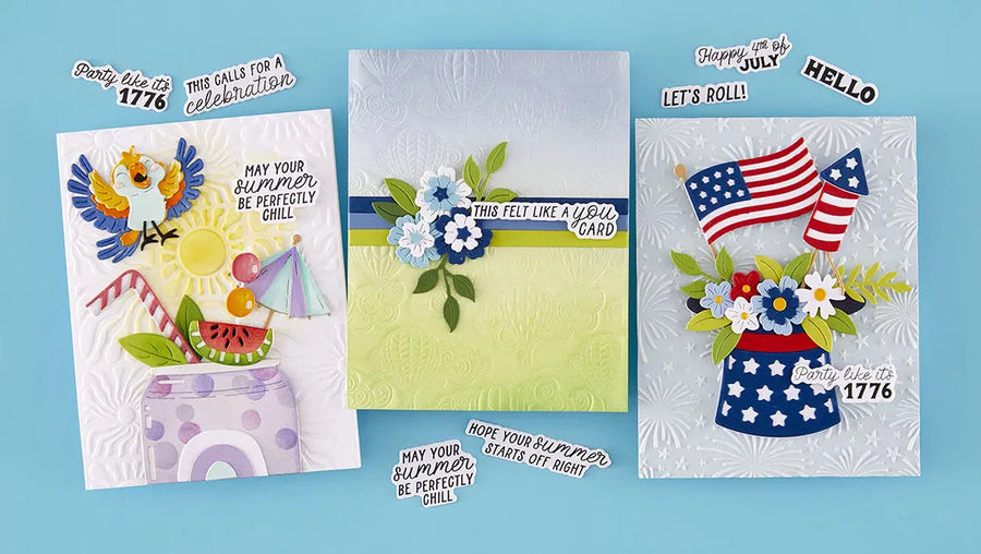 May 2026 Clear Stamp + Die of the Month Preview & Tutorials – Burst of Summer