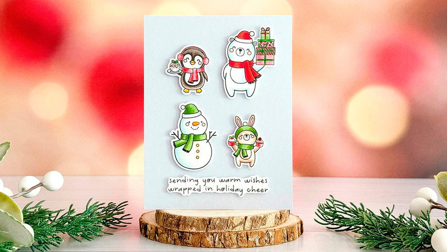 October 2024 Clear Stamp + Die of the Month Preview & Tutorials – Holiday Besties