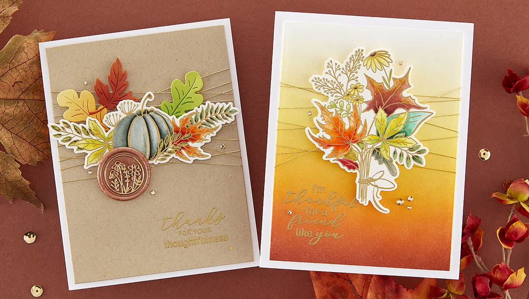 September 2023 Clear Stamp + Die of the Month Preview & Tutorials – Fall Thoughtfulness