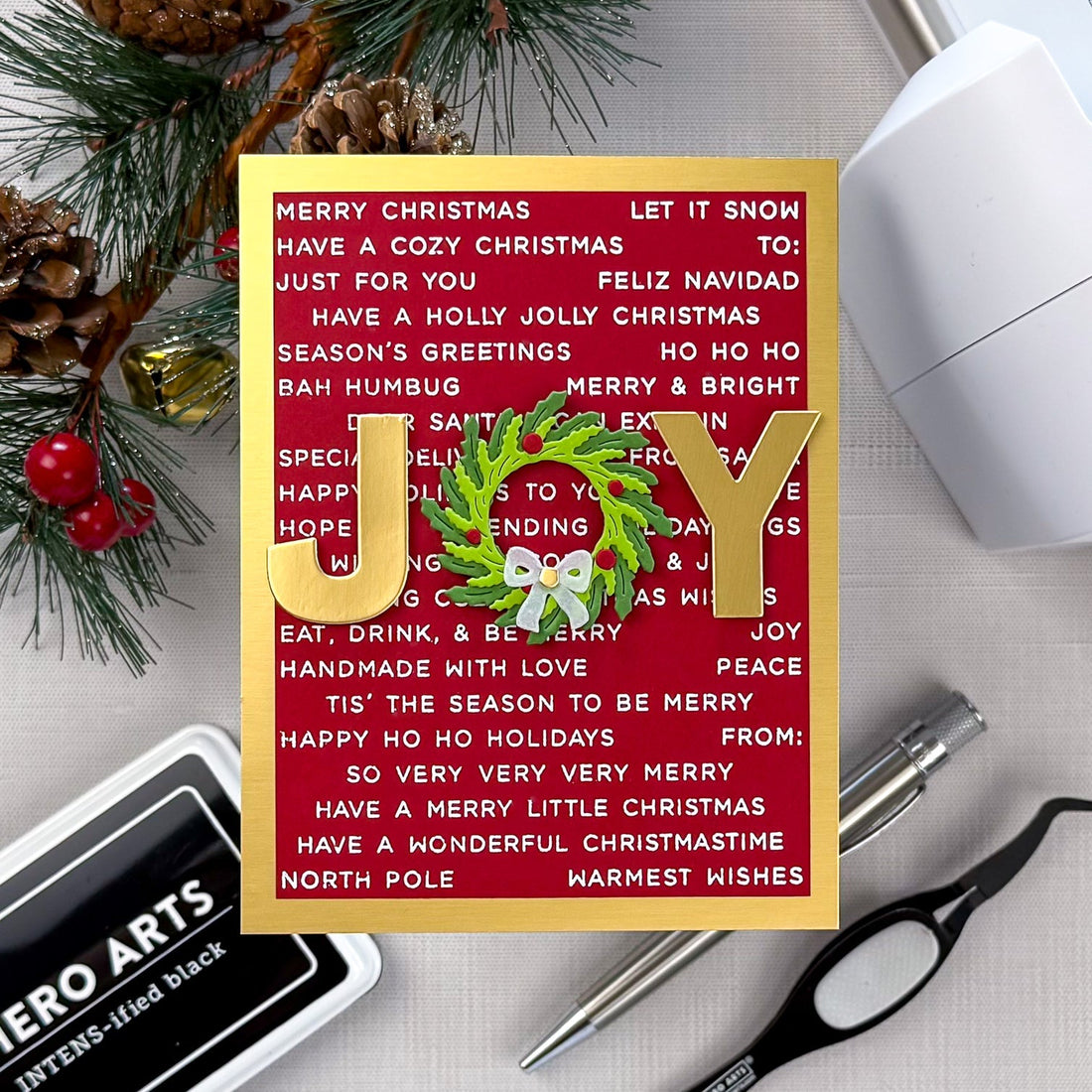 Joy Christmas Card