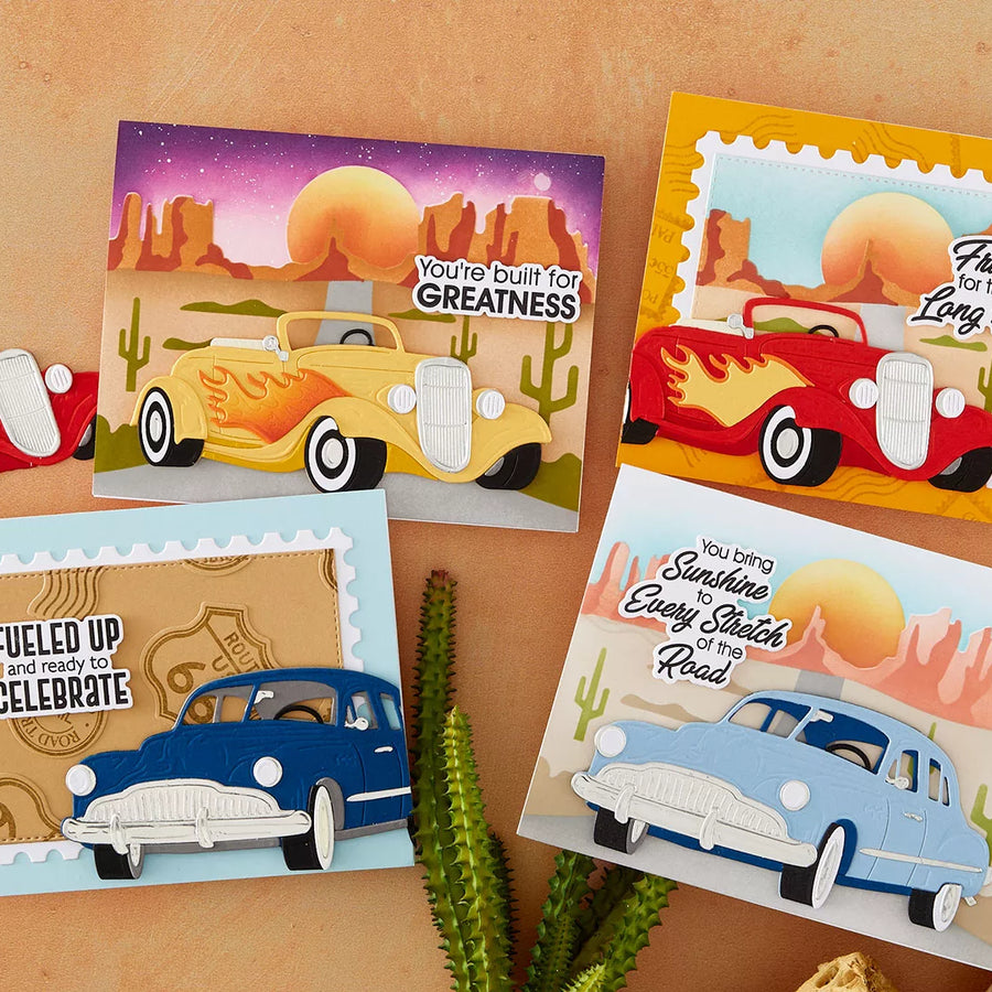 Classic Road Legends 2.0 Collection by Mindy Eggen | Route 66 Inspired Cardmaking