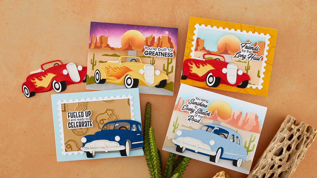 Classic Road Legends 2.0 Collection by Mindy Eggen | Route 66 Inspired Cardmaking