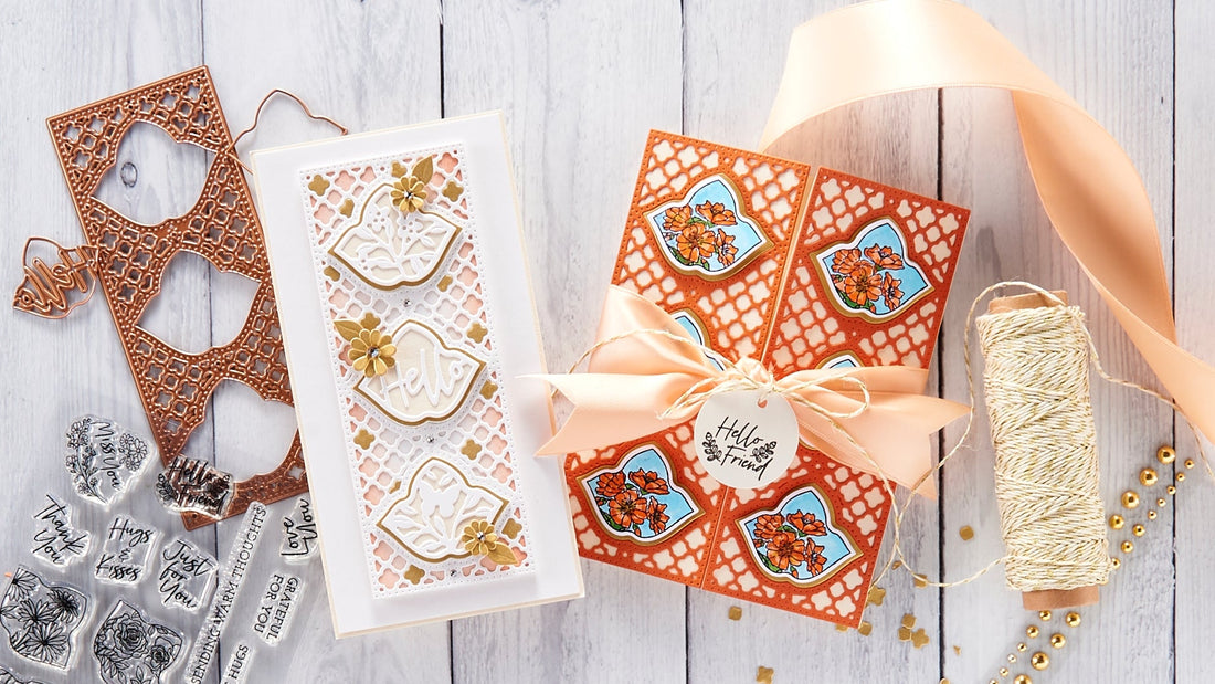 Fun Fold Card Technique Plus Small Die of the Month | Spellbinders Live