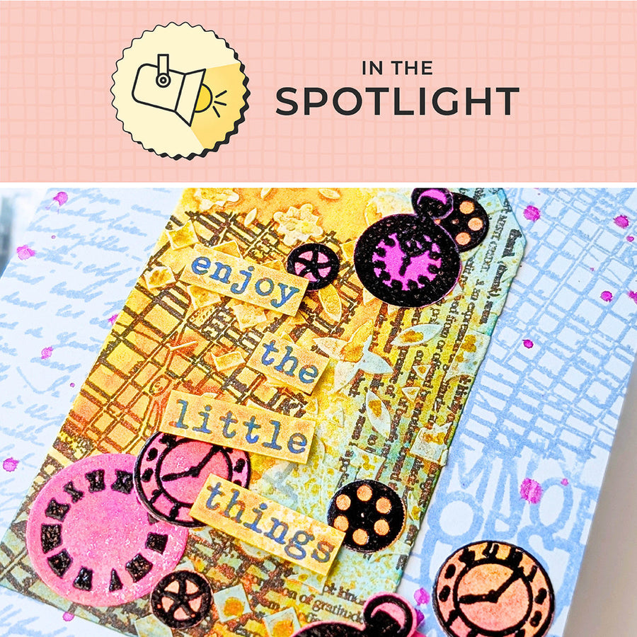In The Spotlight: Mixed Textures Clear Stamp Set