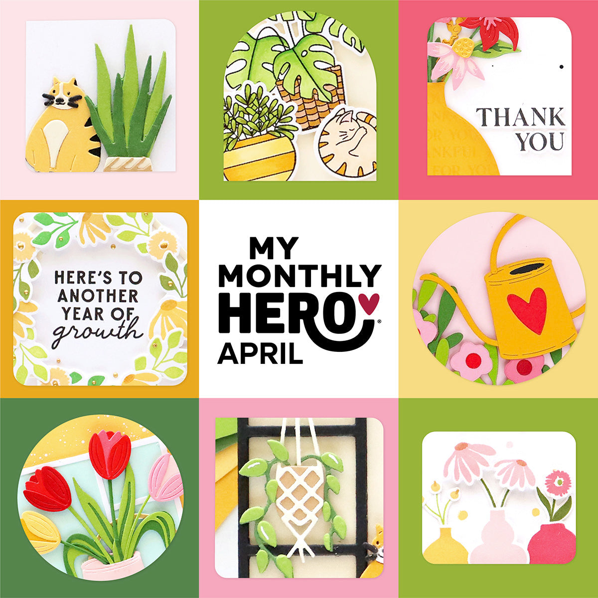 april 2026 my monthly hero collage