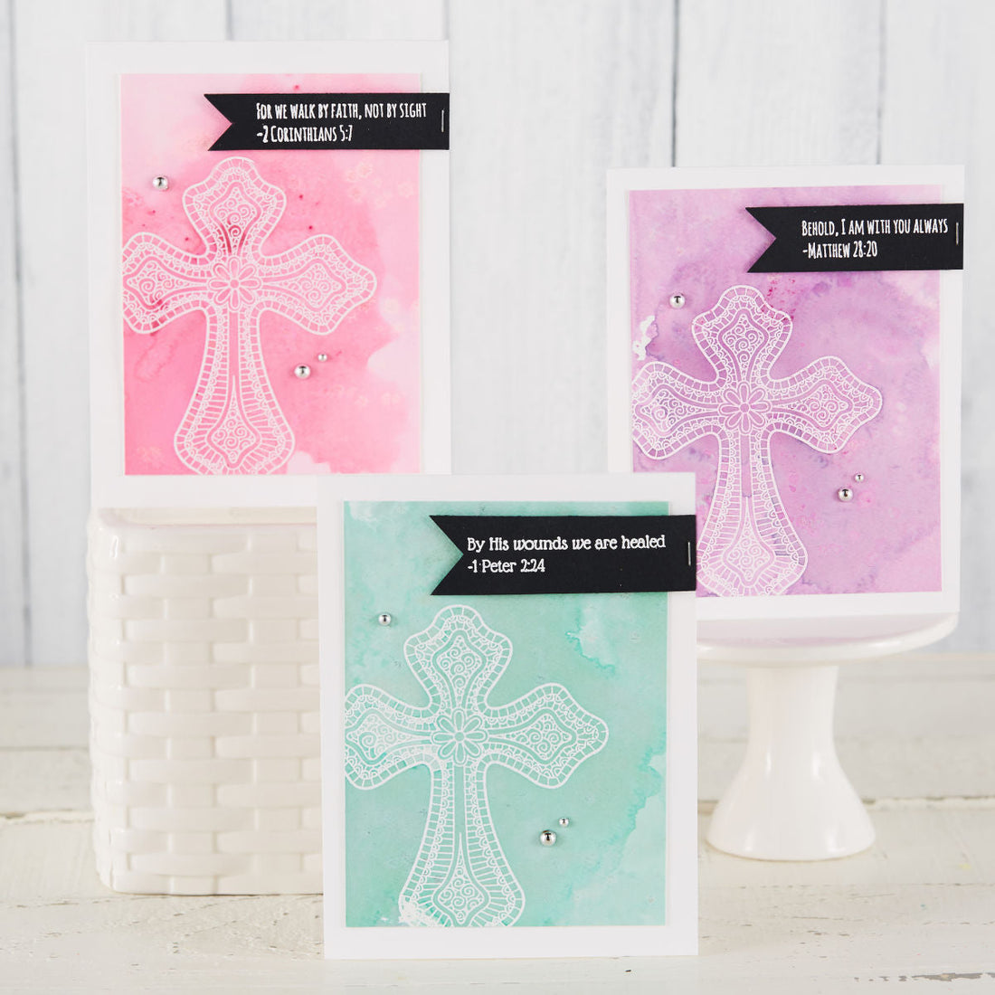 Two Ways to Use the Color Cross Stamp Set for Easter Cards