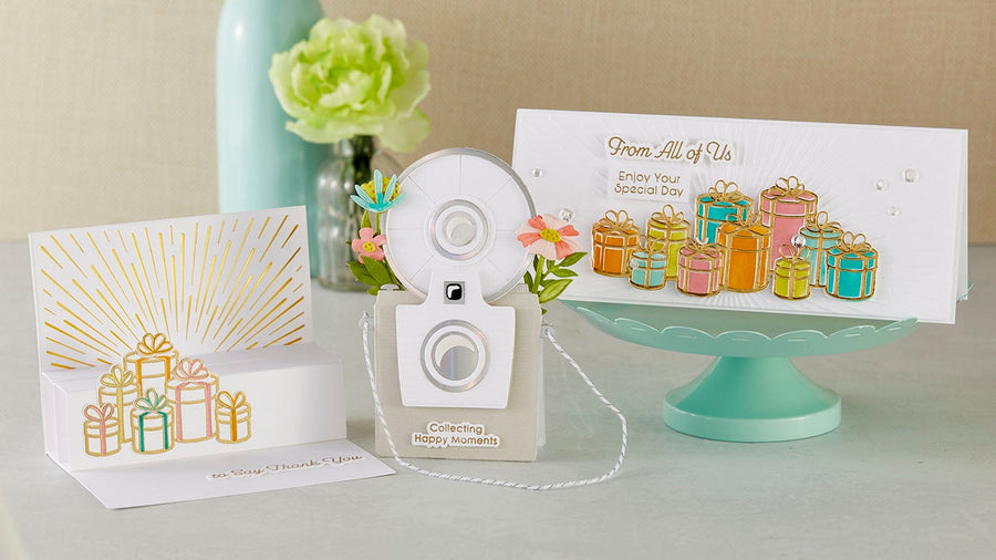 April 2022 Clear Stamp + Die of the Month Preview & Tutorials – Happy Moments