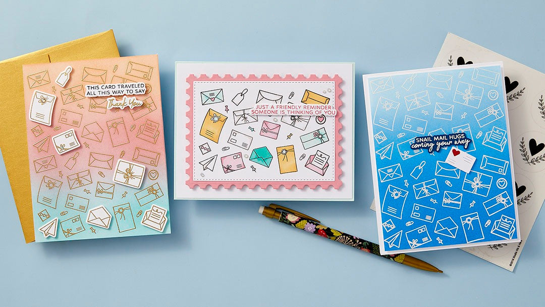 April 2025 Clear Stamp + Die of the Month Preview & Tutorials – Send & Seal