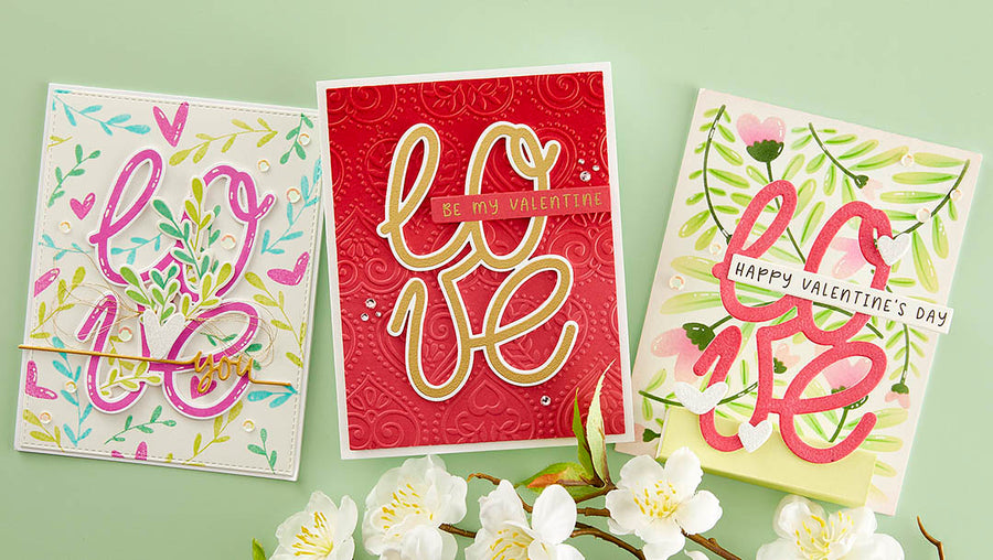 December 2023 Clear Stamp + Die of the Month Preview & Tutorials – Big Love